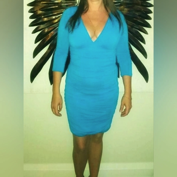 Sexy Turquoise Guess Dress - Picture 1 of 7